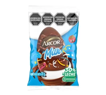 Huevo con sorpresa Arcor Milk con Leche La Serenisima Caja (x12) 264 gr