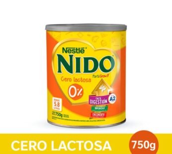 LECHE EN POLVO NIDO DESLACTOSADA X 750 GR.