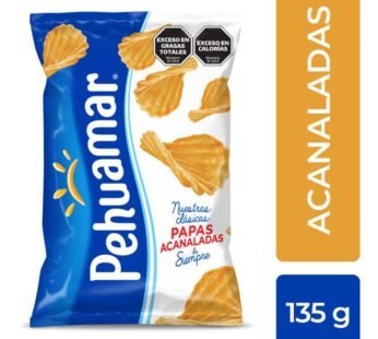 PAPAS FRITAS PEHUAMAR ACANALADAS X 135 GR.