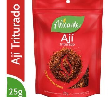 AJI TRITURADO ALICANTE X 25 GR.