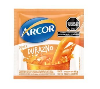JUGO EN POLVO ARCOR DURAZNO SOBRE X 15 GR.