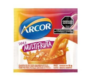 JUGO EN POLVO ARCOR MULTIFRUTA SOBRE X 15 GR.