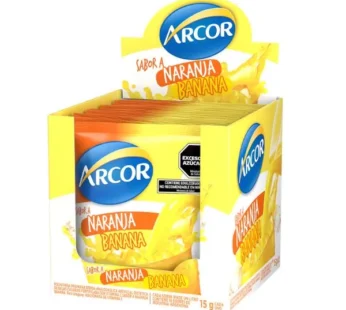 Jugo en Polvo Arcor sabor Naranja Banana caja 18u