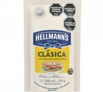 MAYONESA HELLMANNS DOY PACK X 950 GR.