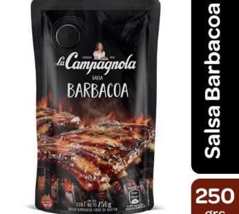 SALSA BARBACOA LA CAMPAGNOLA DOY PACK X 250 GR.